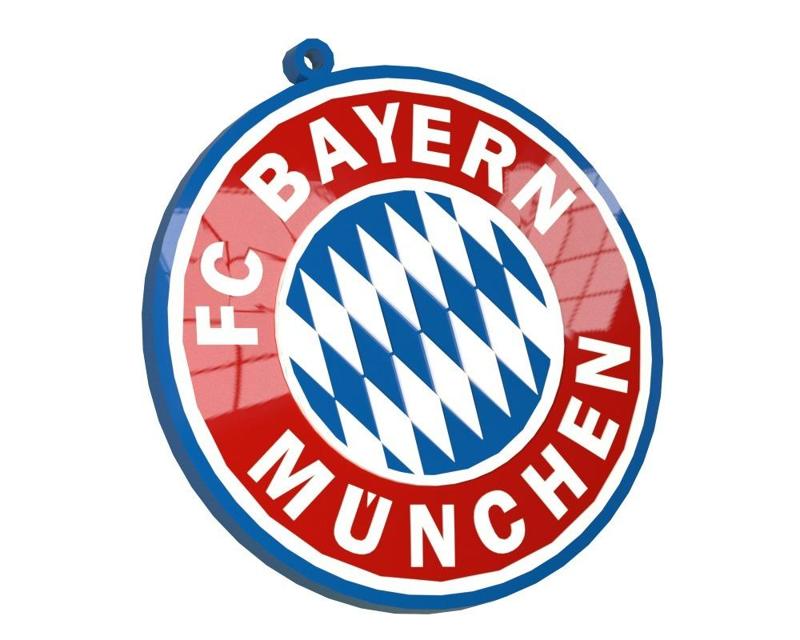 FC BAYERN logo Key chain