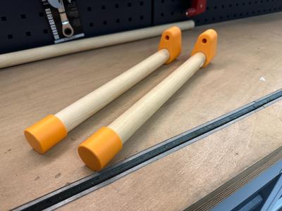 Universal Wall Mount 3D Printed and Wood