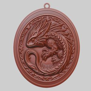 Salamander Animal Pendant Salamander Animal Necklace for CNC Router Laser & 3D Printer
