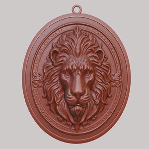 Lion Animal Necklace Lion Animal Pendant for CNC Router Laser & 3D Printer