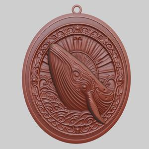Whale Animal Pendant Whale Animal Necklace for CNC Router Laser & 3D Printer