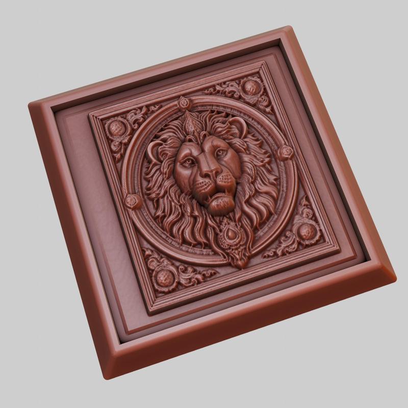 lion Animal 3D Model for CNC Router Laser & 3D Printer