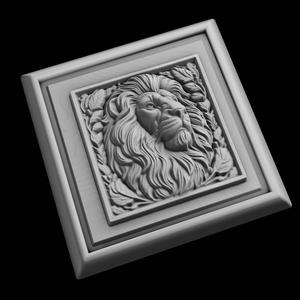 Lion Animal 3D Model for CNC Router Laser & 3D Printer