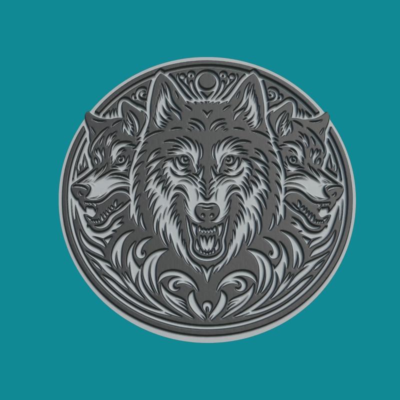 Wolf Print Model