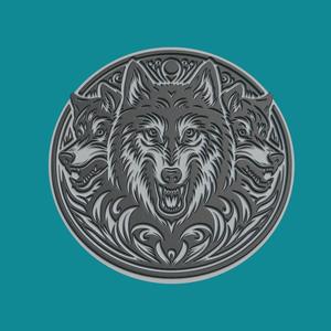 Wolf Print Model