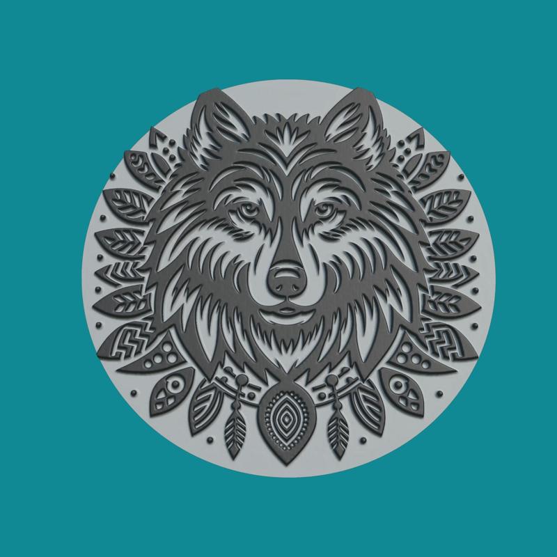 Wolf Medallion