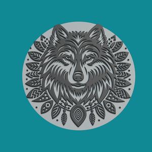 Wolf Medallion