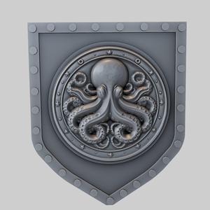 Octopus Animal Wall Octopus Animal Bust for CNC Router Laser & 3D Printer
