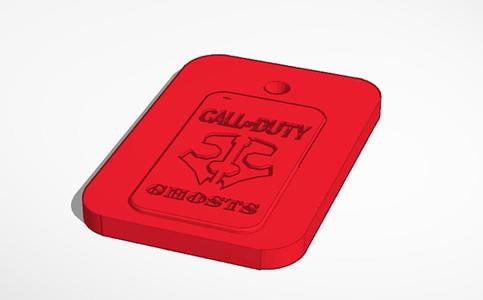 Call Of Duty Ghost Dog Tag