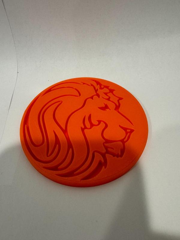 Lion Head Coaster - Catches water - Silhouette