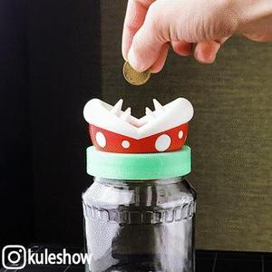 Piranha Plant Piggy Bank lid