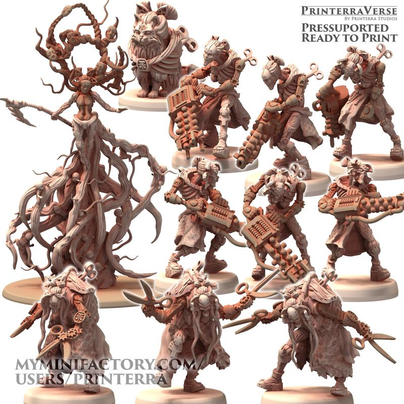 026 TECHNOPUNK Geisha Necro Karakuri Robot Skeleton Dolls and Their Ophidian Noh Mask Dragon Avatar