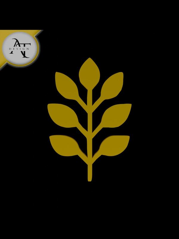 Simple Leaf Symbol - 2D Art 