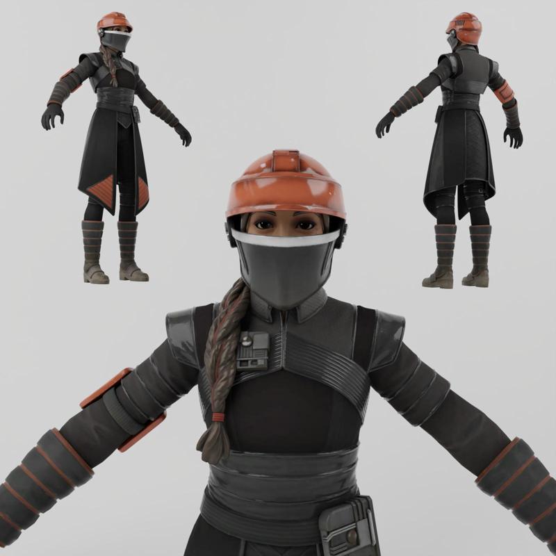 Fennec Shad Lowpoly Rigged