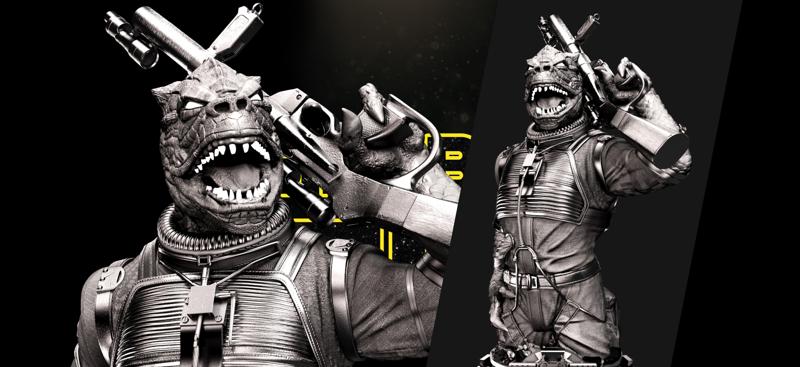 Bossk Bust - Star Wars 3D Models - Tested and Ready for 3D printing