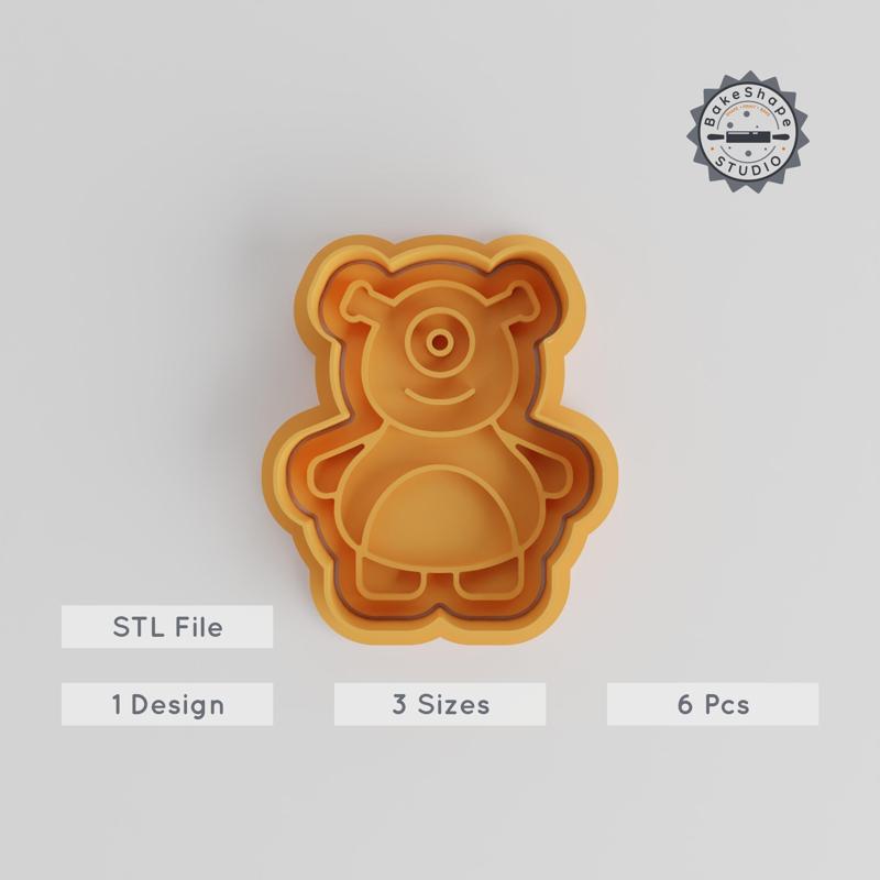 Ogre Ear Monster Cookie Cutter & Stamp Set, S/M/L, Perfect for Cookies & Fondant, Fantasy Goblin, Troll Ear Designs, 6 Piece Collection PRODUCT_3035