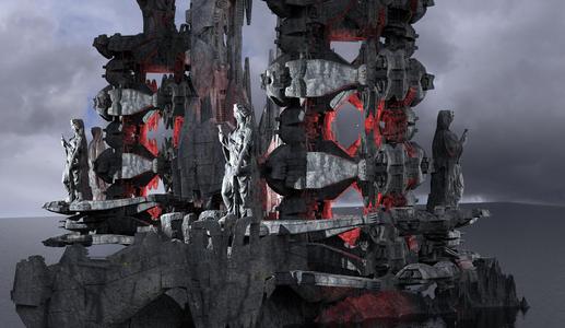 Alien Towers Dimensions 2 Kit bash