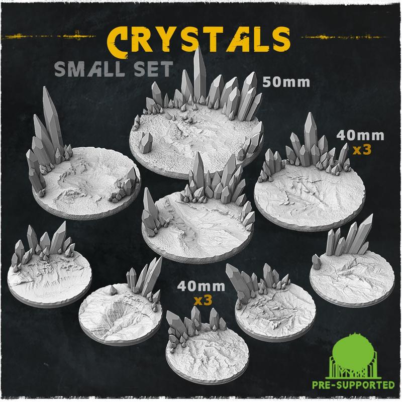 Сrystals (Small Set) - Wargame Bases & Toppers 2.0