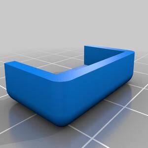 3/4 Inch brass Hinge Cover for IKEA Lack Doors