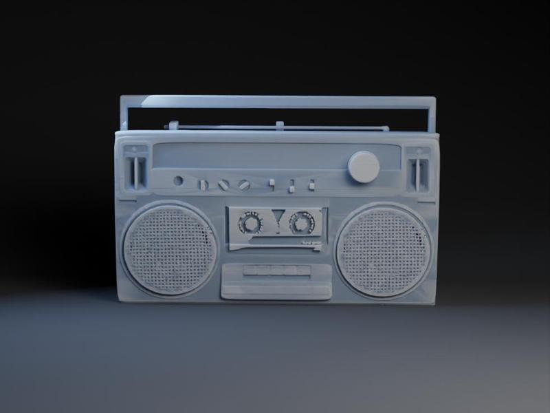 80s boom box