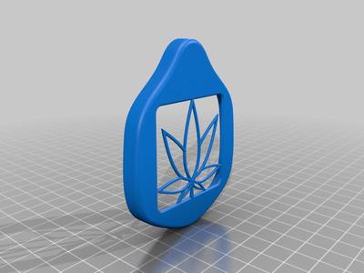 Cannabis Face Plate for Montana Mask