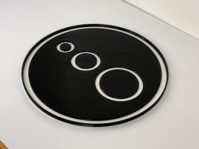 Radio 357 logo coaster