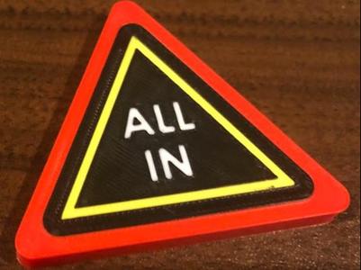 All In Poker Button
