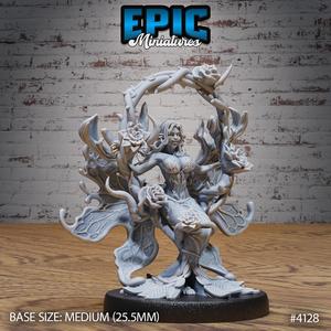 Rose Fairy Dance Sitting ‧ DnD Miniature ‧ Tabletop Miniatures ‧ Gaming Monster ‧ 3D Model ‧ RPG ‧ DnDminis ‧ STL FILE