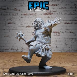 Jungle Troll Attack ‧ DnD Miniature ‧ Tabletop Miniatures ‧ Gaming Monster ‧ 3D Model ‧ RPG ‧ DnDminis ‧ STL FILE