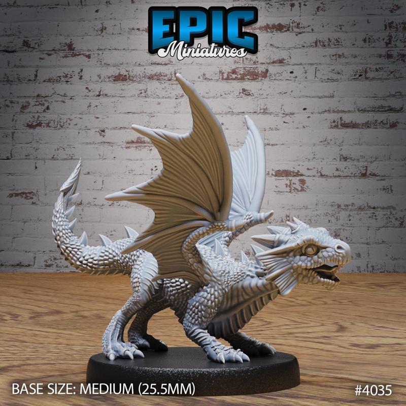 Red Dragon Wyrmling ‧ DnD Miniature ‧ Tabletop Miniatures ‧ Gaming Monster ‧ 3D Model ‧ RPG ‧ DnDminis ‧ STL FILE
