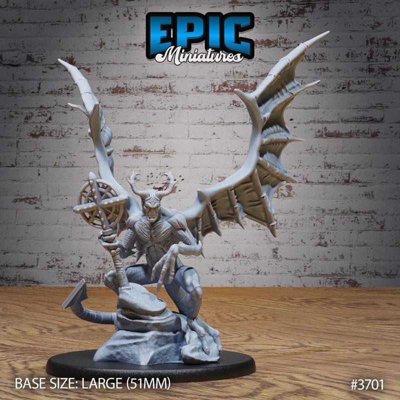 Nightgaunt Stalker ‧ DnD Miniature ‧ Tabletop Miniatures ‧ Gaming Monster ‧ 3D Model ‧ RPG ‧ DnDminis ‧ STL FILE