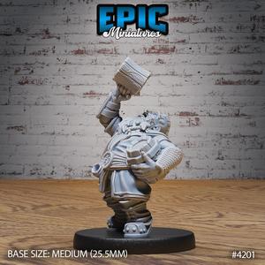 Dwarf Tribe Drinking ‧ DnD Miniature ‧ Tabletop Miniatures ‧ Gaming Monster ‧ 3D Model ‧ RPG ‧ DnDminis ‧ STL FILE