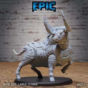 Metal Bull Gorgon ‧ DnD Miniature ‧ Tabletop Miniatures ‧ Gaming Monster ‧ 3D Model ‧ RPG ‧ DnDminis ‧ STL FILE