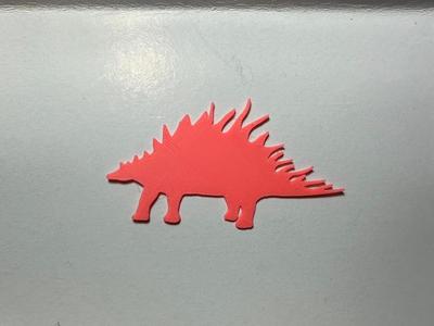 Dinosaur Silhouette (Kentrosaurus)