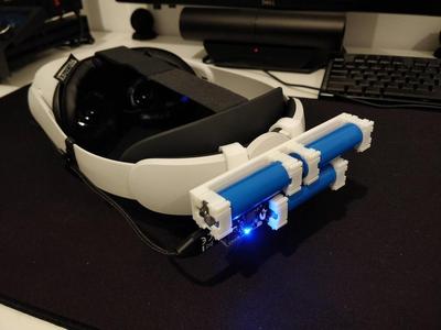 DIY battery pack for Quest 2 (Elite Strap mount)