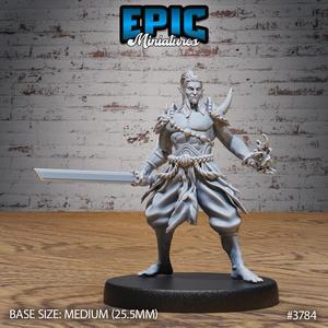 Oni Adventurer Magic ‧ DnD Miniature ‧ Tabletop Miniatures ‧ Gaming Monster ‧ 3D Model ‧ RPG ‧ DnDminis ‧ STL FILE
