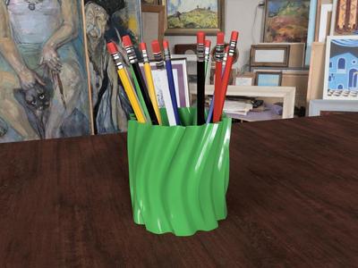 Twist Pencil Holder