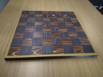 Travel-size Woodgrain Checkers Set