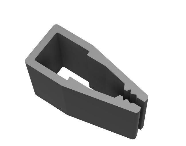 Kitchen hood grip - clip for grease(/odour) filter