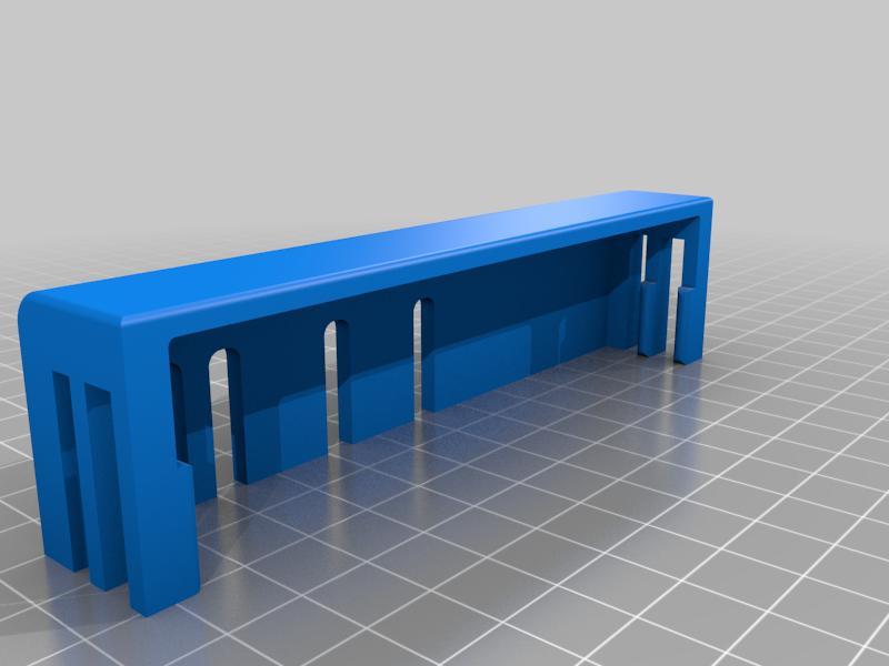 Meanwell LRS-200, basic mounting bracket and cover