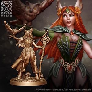 Forest Elf Mage - 32mm scale