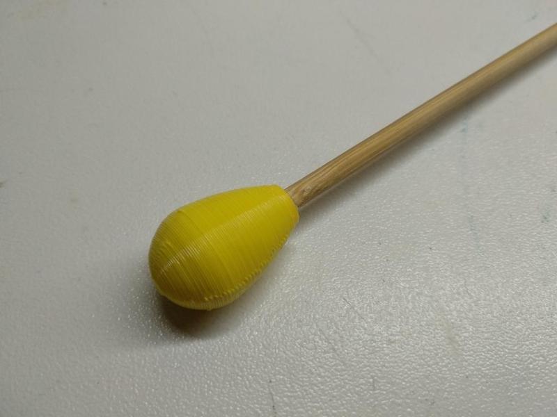Fairy wand stick end