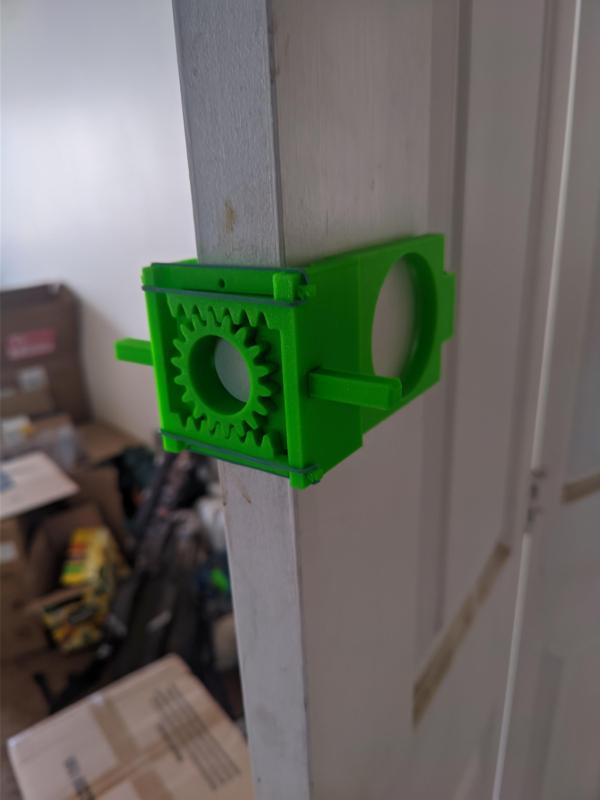 Locksmith door jig - Adjustable width self centering  2 3/8" and 2 3/4" backset