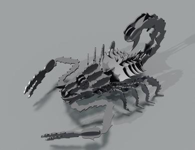 Puzzle scorpion