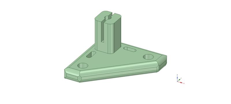 Replacement foot for folding pavilion