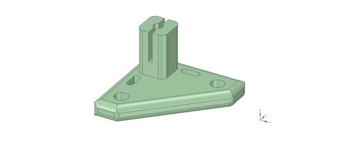 Replacement foot for folding pavilion