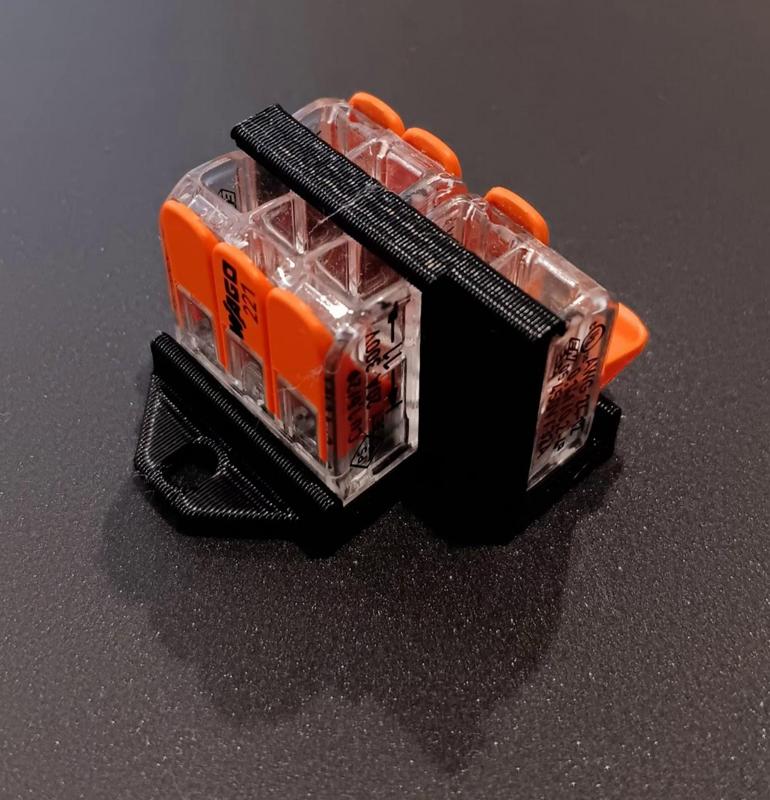 Wago Back to Back 221-412x2 + 221-413x1 Clip