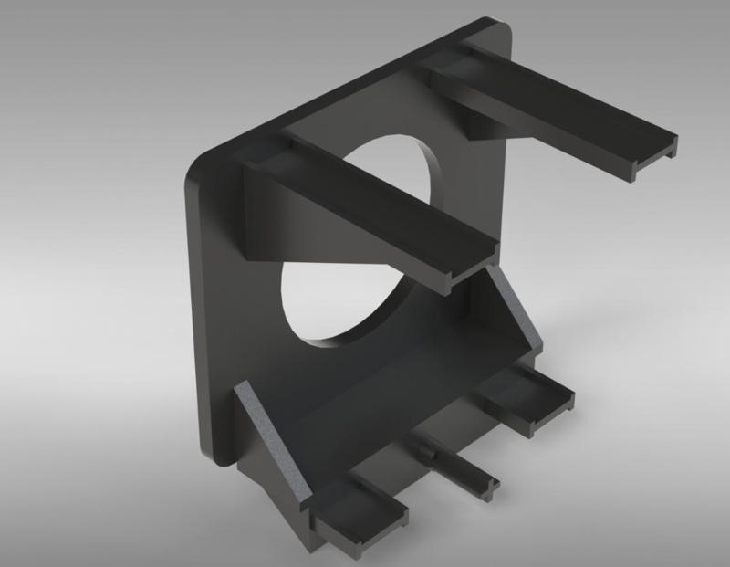 GMC Sierra (Silverado) 1999-2006 wideband mount (Under vent pocket)