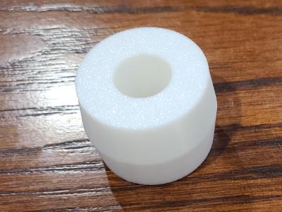 Crazy cart centering wheel spacer