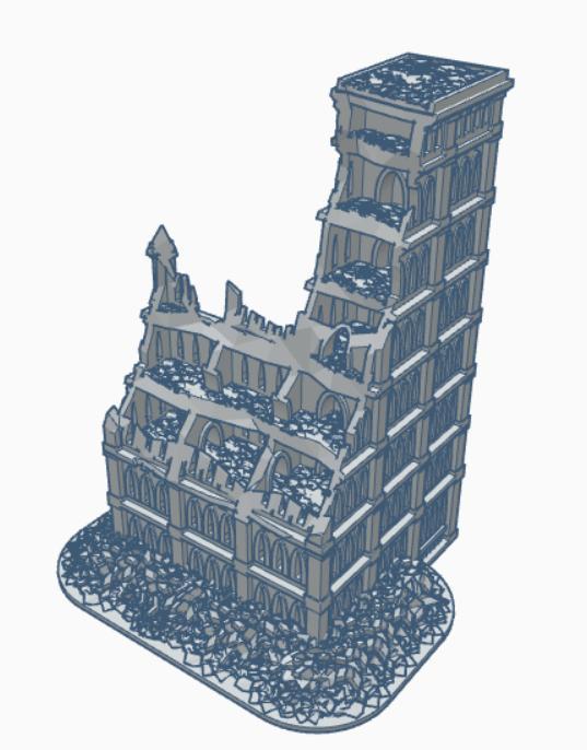 Gothic Ruined Building 42 GR042